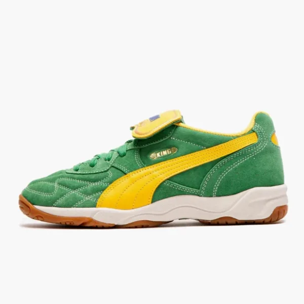 Puma King Indoor Royalty Archive Green Yellow Sizzle