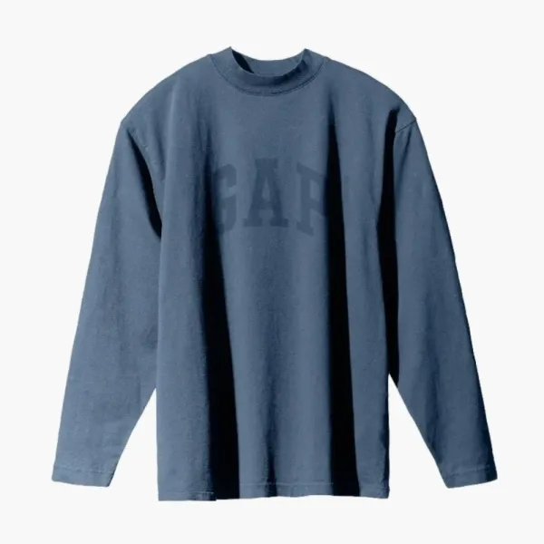 Yeezy X GAP X Balenciaga Dove Longsleeve Tee Dark Blue