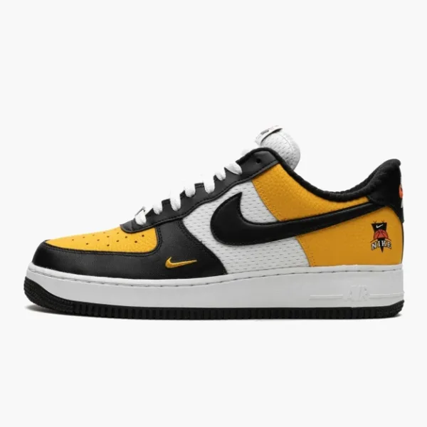 Nike Air Force 1 Low '07 LV8 Black Gold Jersey Mesh