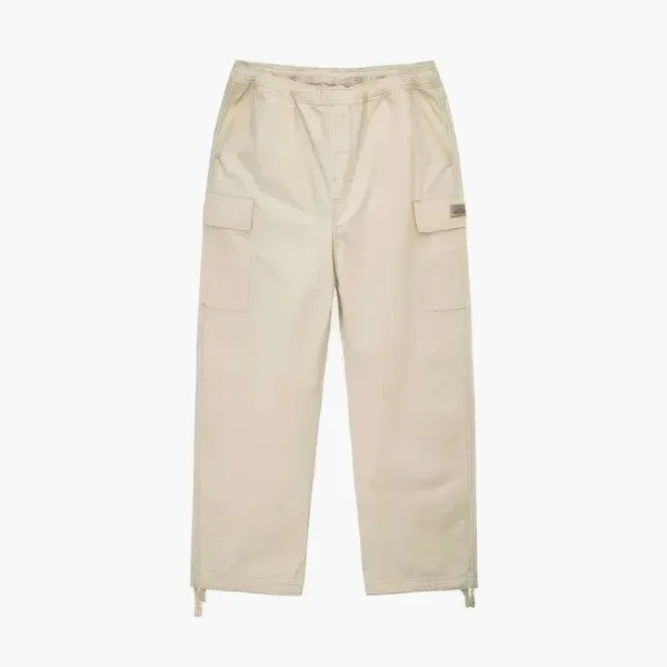 Stussy Logo Wide Pants White