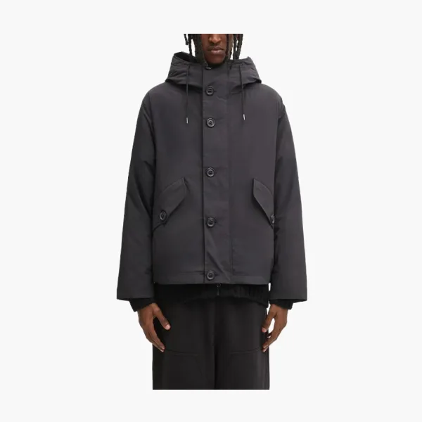 C.P. Company Goggle Hooded Down Jacket Black