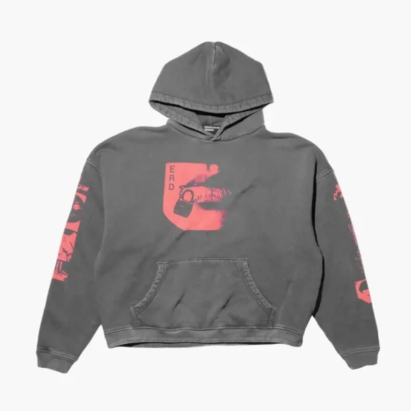 Enfants Riches Déprimés Lips Hoodie Faded Burgundy