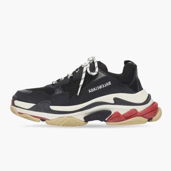 Balenciaga Triple S Black White Red