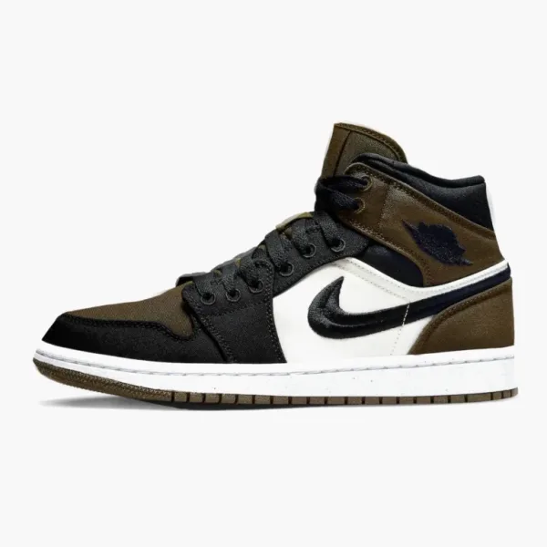 Air Jordan 1 Mid WMNS Olive Toe