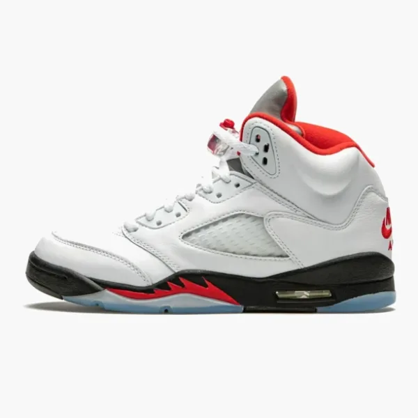 Air Jordan 5 Retro GS Fire Red Silver Tongue