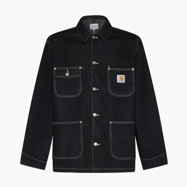 Carhartt WIP Michigan Chore Coat Dark Navy Contrast Stitch
