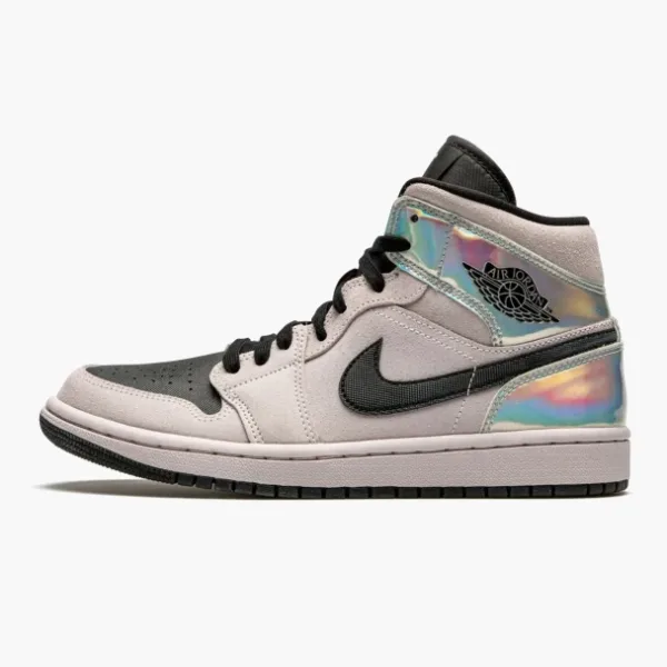 Air Jordan 1 Mid WMNS Dirty Powder Iridescent
