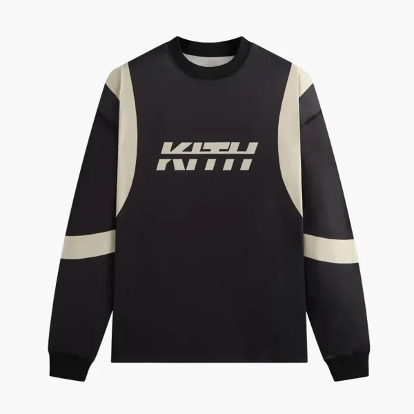 Kith Moto Racer Long-Sleeve Leonard Tee Black