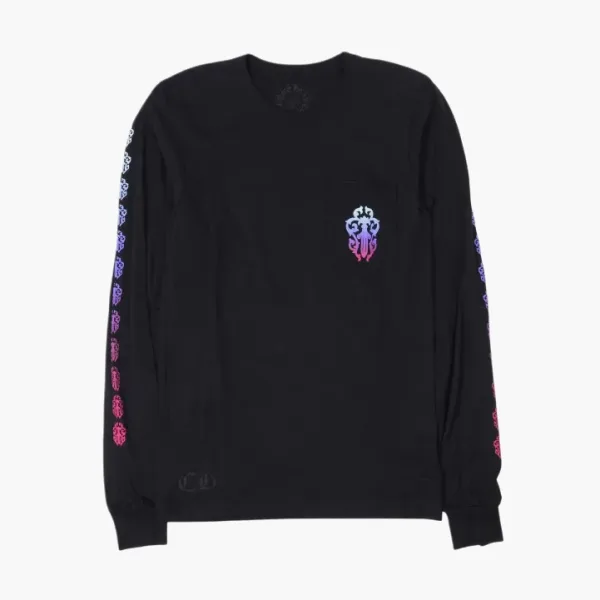 Chrome Hearts Gradient Dagger Pocket Long-Sleeve Black