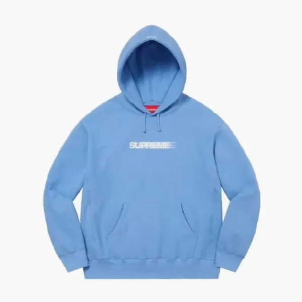 Supreme Motion Logo Hooded Sweatshirt SS23 Blue