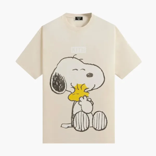 Kith For Peanuts Hug Vintage Tee Sandrift