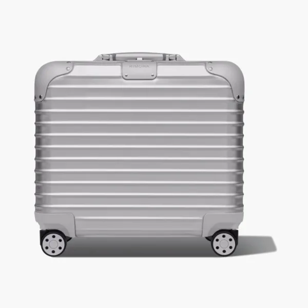 Rimowa Original Compact Convertible Wheeled Briefcase in Aluminium Silver (29 L)