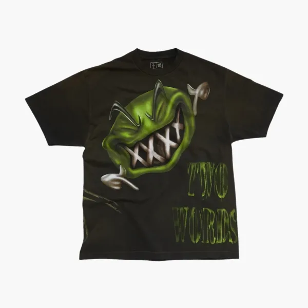 Cactus Jack by Travis Scott x WWE Two Words T-Shirt DX Black