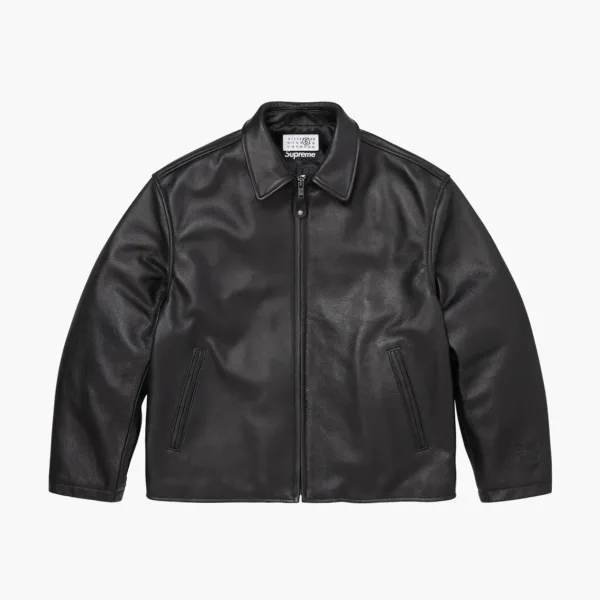 Supreme x MM6 Maison Margiela/Schott Eagle Leather Jacket Black