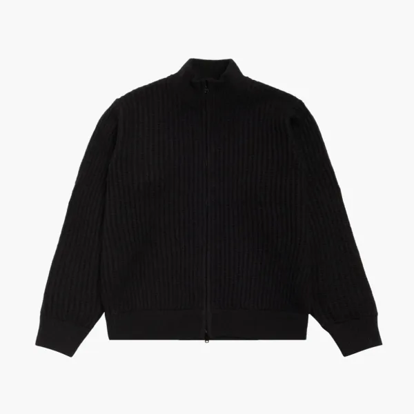 Stussy Patch Zip Sweater Black
