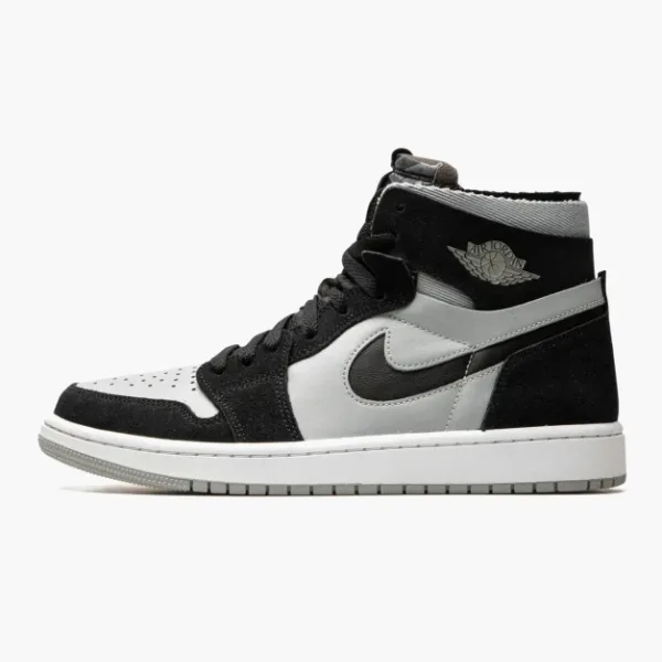 Air Jordan 1 Zoom CMFT Black Light Smoke Grey
