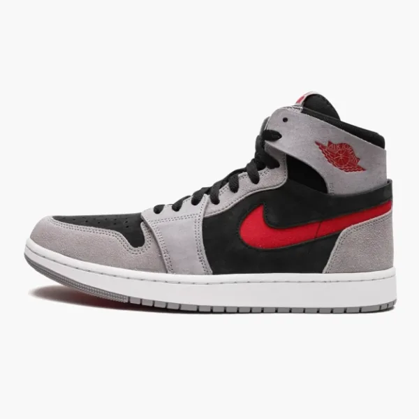 Jordan 1 Zoom Air Comfort 2 Black / Fire Red / Cement Grey