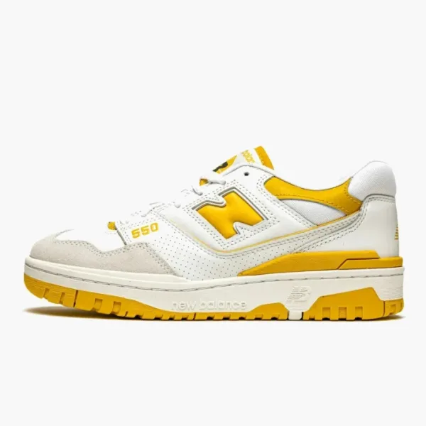 New Balance 550 Sea Salt - Varsity Gold