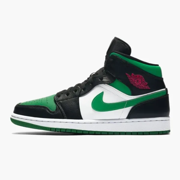 Air Jordan 1 Mid Green Toe