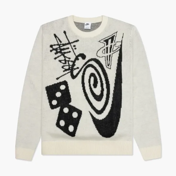 Nike X Stussy Knit Sweater Natural