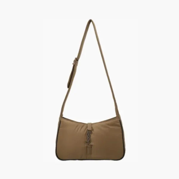 Saint Laurent 'le5à7' crossbody tas Gold Brown/Black