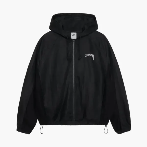 Nike x Stussy Linen Shell Jacket Black