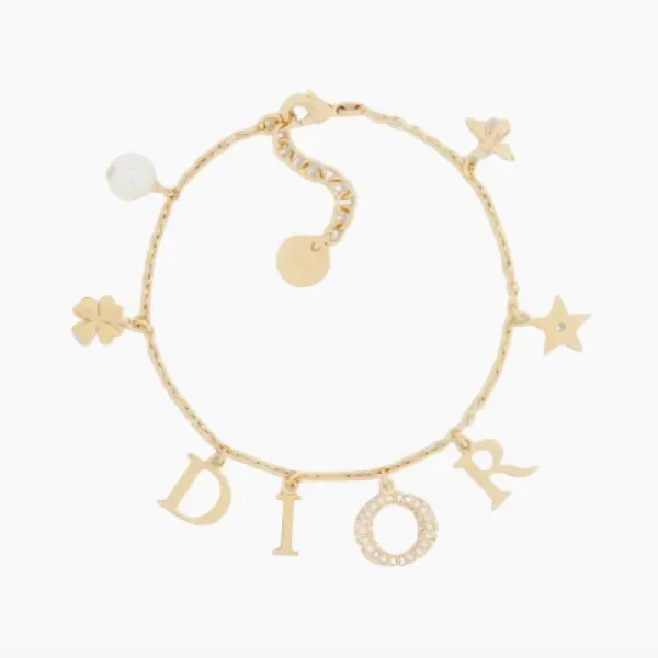 Dior Metal Bracelets WMNS Gold Dior Charm