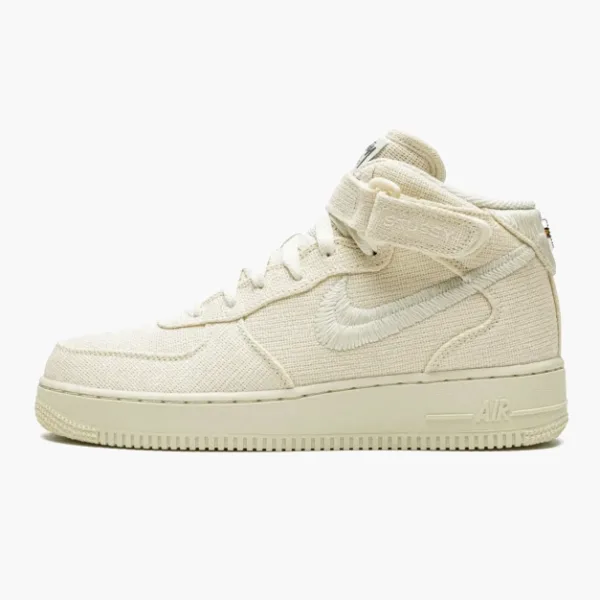 Air Force 1 Mid Stussy - Fossil