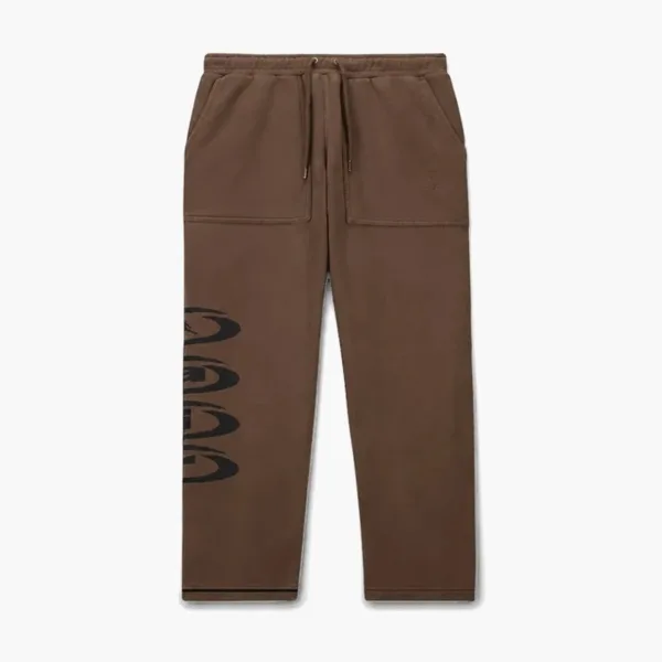 Штаны Air Jordan x Travis Scott Fleece Horsehair Brown