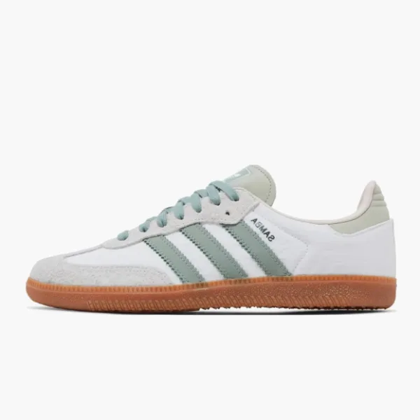 Adidas Wmns Samba OG White Silver Green