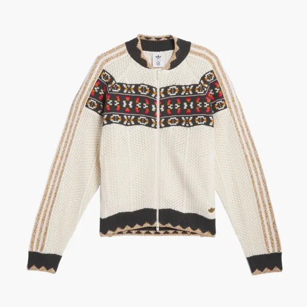 Adidas Originals x Clot Crochet SST Track Top by Edison Chen Cream White