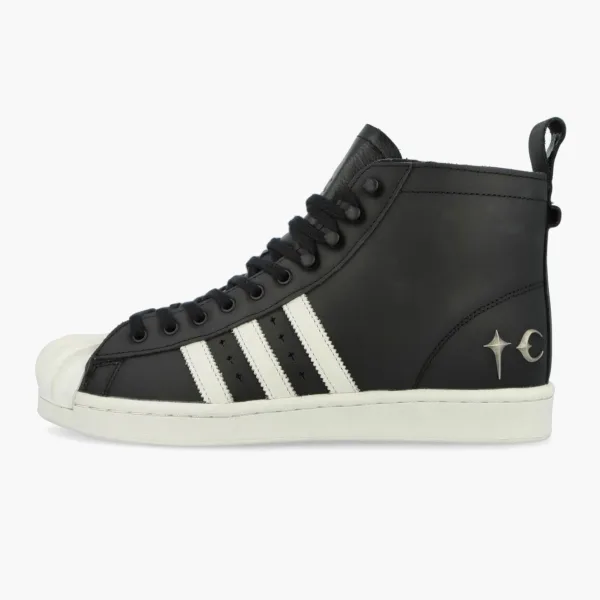 Thug Club x Adidas Superstar Boot Luxe Black White