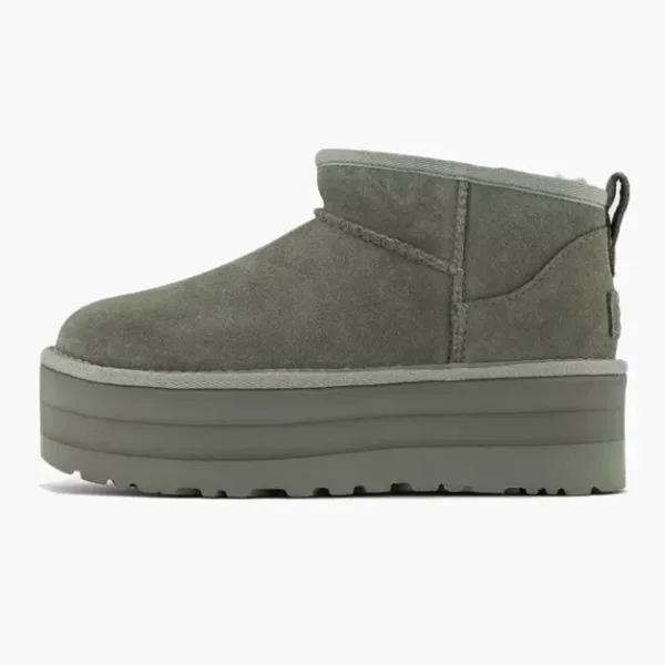 Wmns Classic Ultra Mini Platform Boot 'Moss Green'