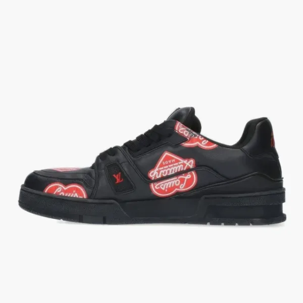 Nigo X Louis Vuitton Trainer Black - Heart