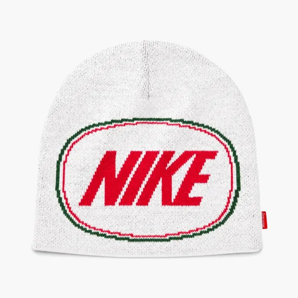 Supreme x Nike Oval Beanie Heather Grey