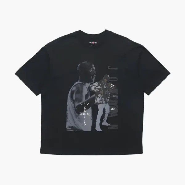 Cactus Jack By Travis Scott X Air Jordan T-shirt black