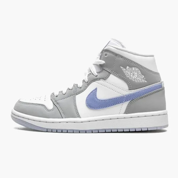 Air Jordan 1 Mid WMNS Wolf Grey Aluminum