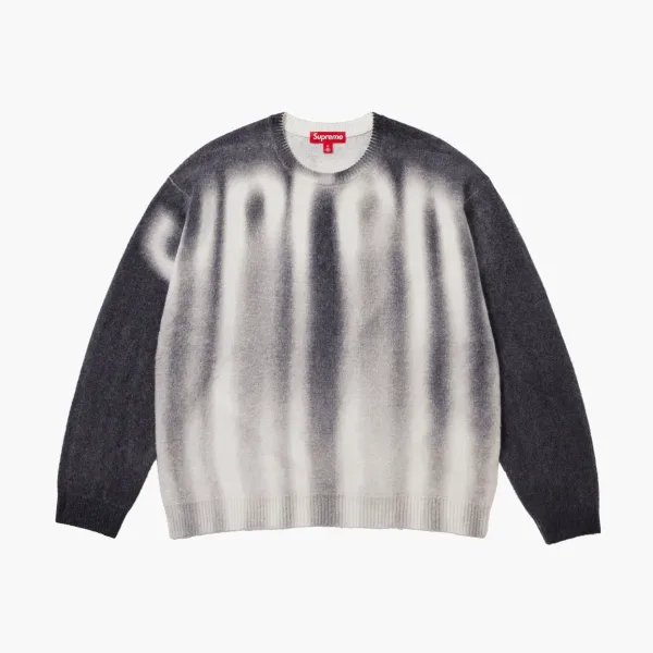 Supreme Blurred Logo Sweater Black