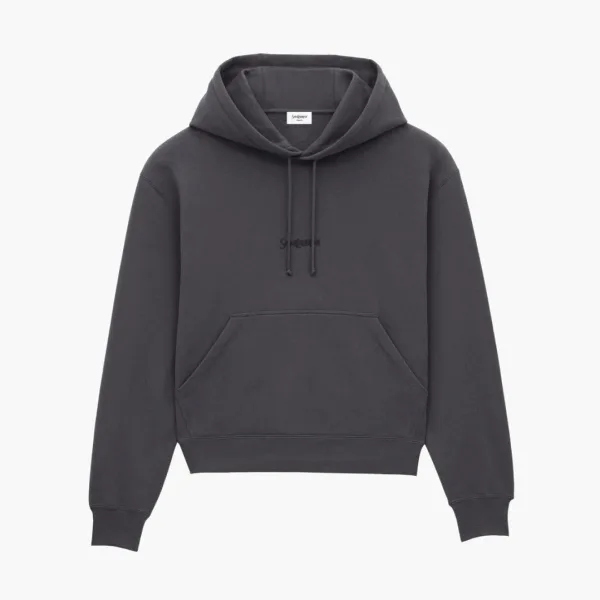 Saint Laurent Hoodie Gris Fonce