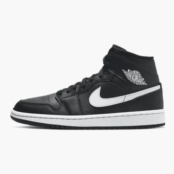 Air Jordan 1 Mid WMNS Black White