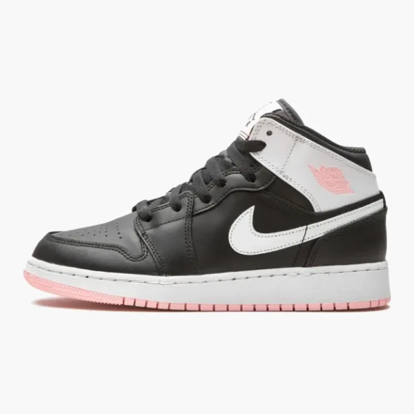 Air Jordan 1 Mid GS Arctic Pink Black