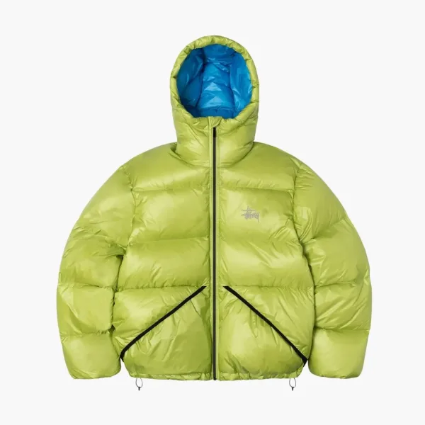 Stussy Down Parka Micro Ripstop Lime