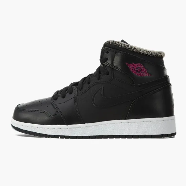 Air Jordan 1 Retro High GS Fleece Black Pink