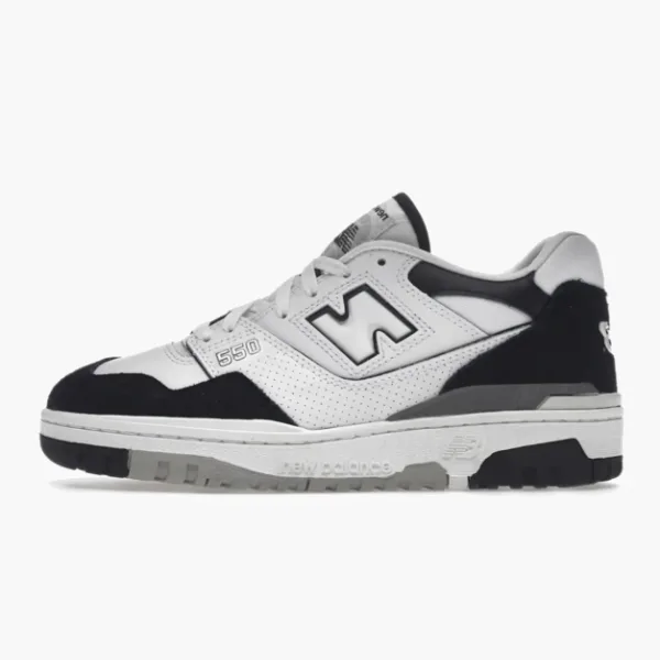 New Balance 550 White Black Rain Cloud