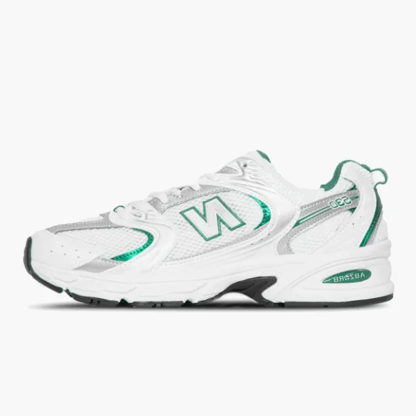 New Balance 530 White Silver Green