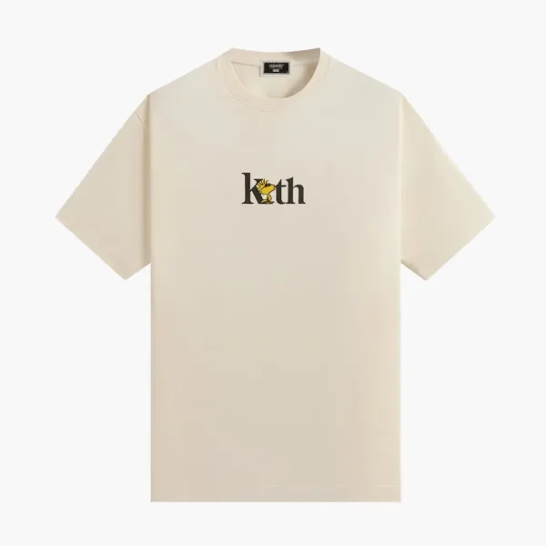 Kith For Peanuts Woodstock Serif Tee Sandrift