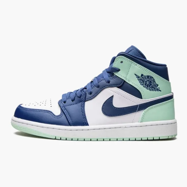 Air Jordan 1 Mid Mystic Navy Mint Foam