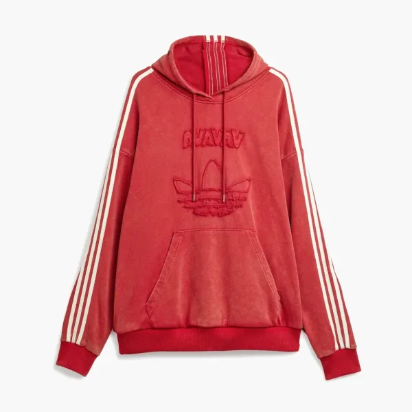 Adidas Originals x Avavav Shoulderless Hoodie Power Red