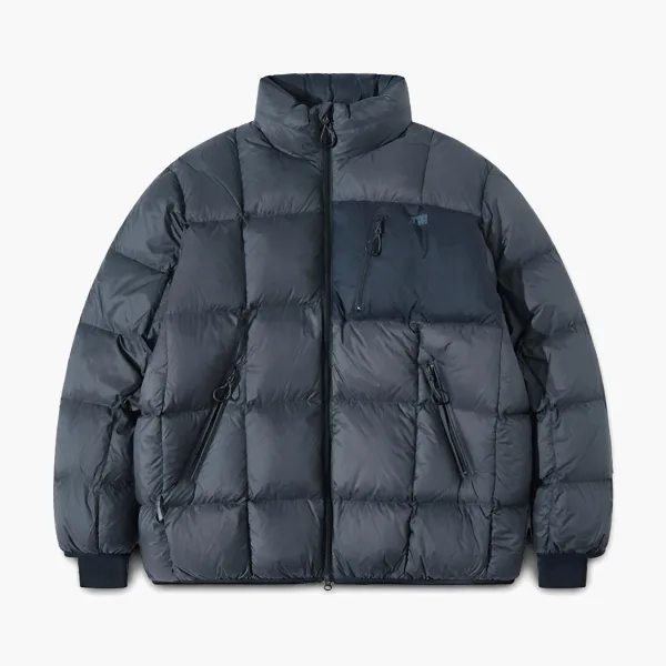 Nothomme Stand Collar Down Jacket Navy Blue