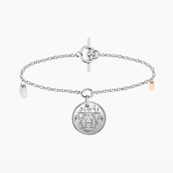 Hermès Bracelets Unisex Silver